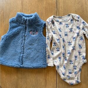 NWT 18 months stitch outfit